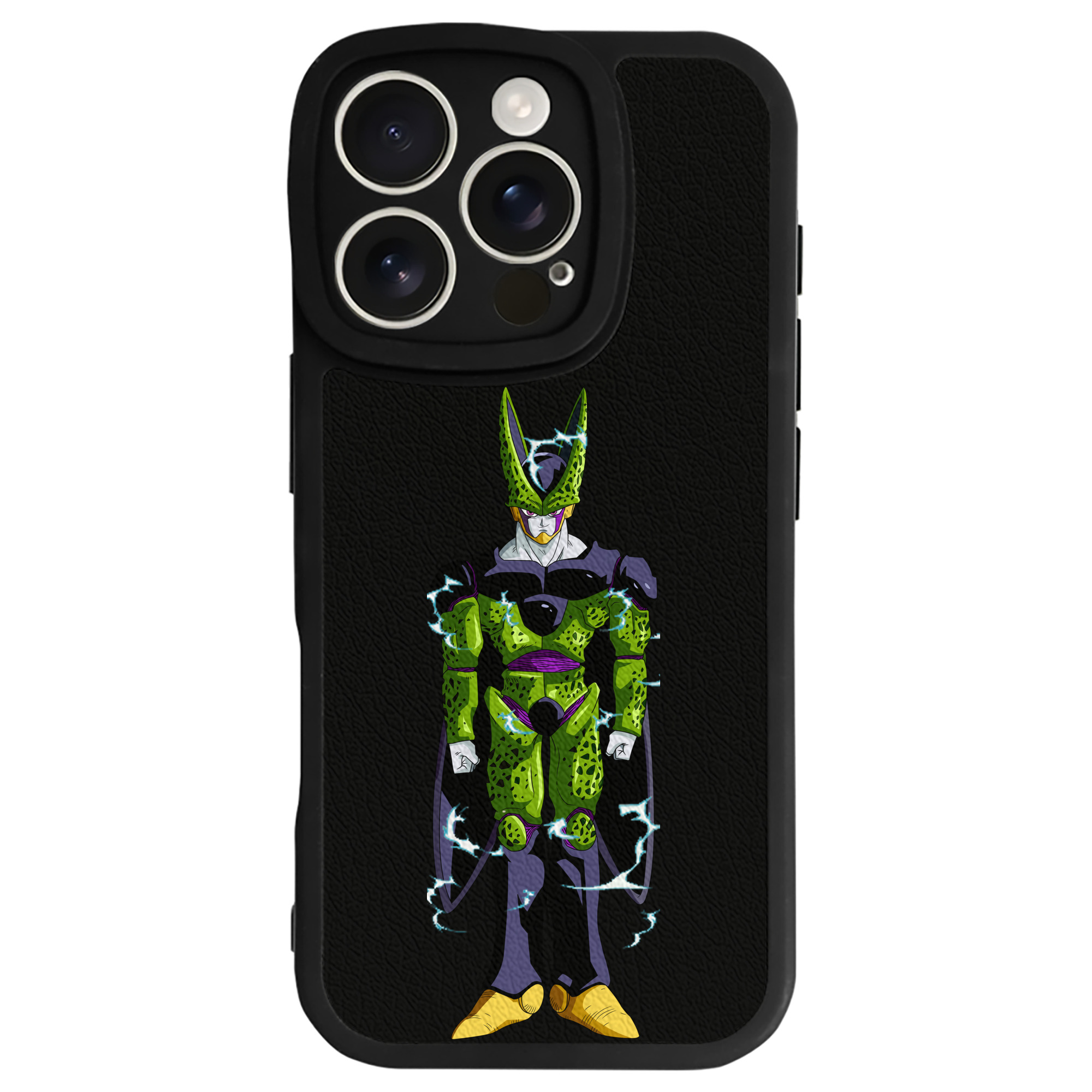 （画像用） ドラゴンボール セル DRAGON BALL Cell 【iPhone 16シリーズ対応】シリコンスマホケース（レザー調） 材質：シリコン